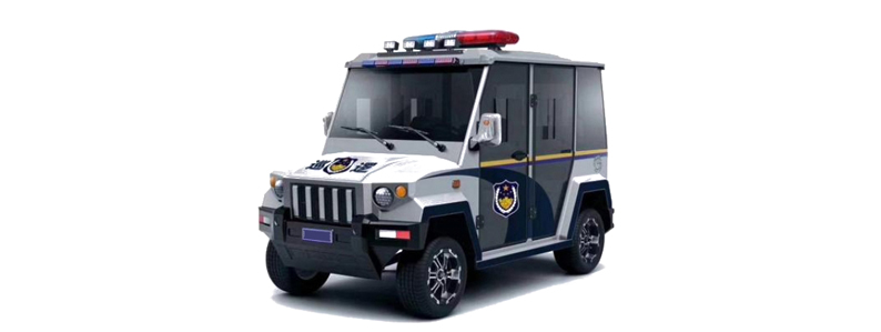 悍马款五座封闭巡逻车
