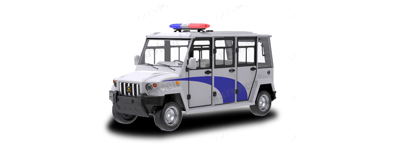 悍马款八座封闭巡逻车