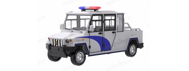 五座货斗封闭巡逻车